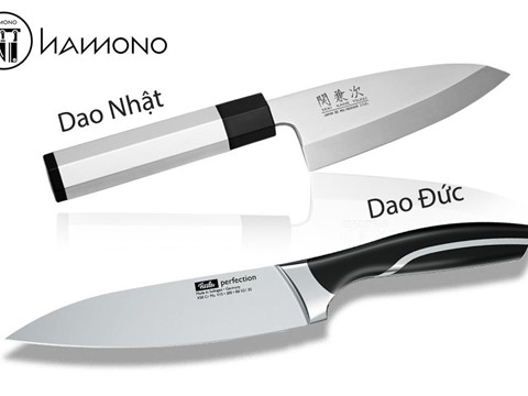 Nên mua dao Nhật hay dao Đức?
