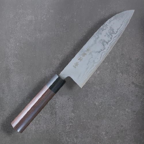 Kanetsune Santoku 165mm Blue 2