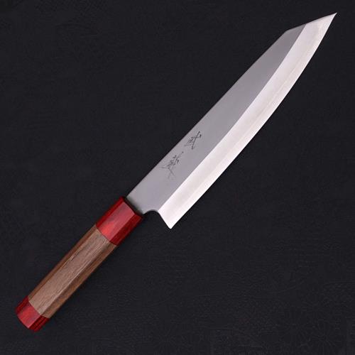 Musashi Kiritsuke Gyuto thép HAP-40 cán gỗ óc chó 200mm