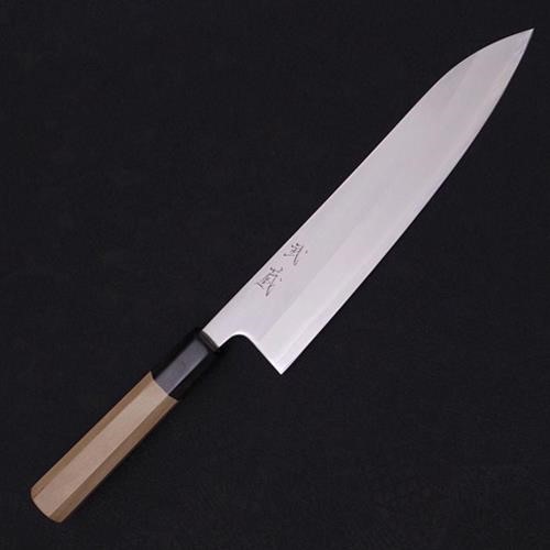 Musashi Gyuto Thép trắng #1 cán gỗ Mộc Lan 210mm